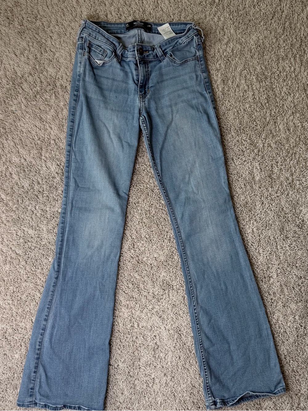 Hollister Light Blue Flared Jeans